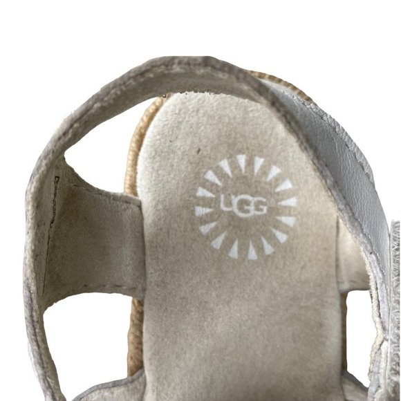 UGG GRETEL Sandals Leather Ankle Strap Open Toe Toddler Girl 10 F16017L - Picture 5 of 7